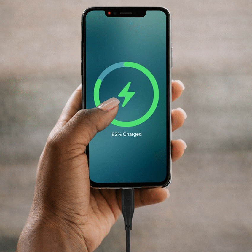 Volkano Nova Series USB C to USB C 100W 1.2m TPE cable-Black - Image 6