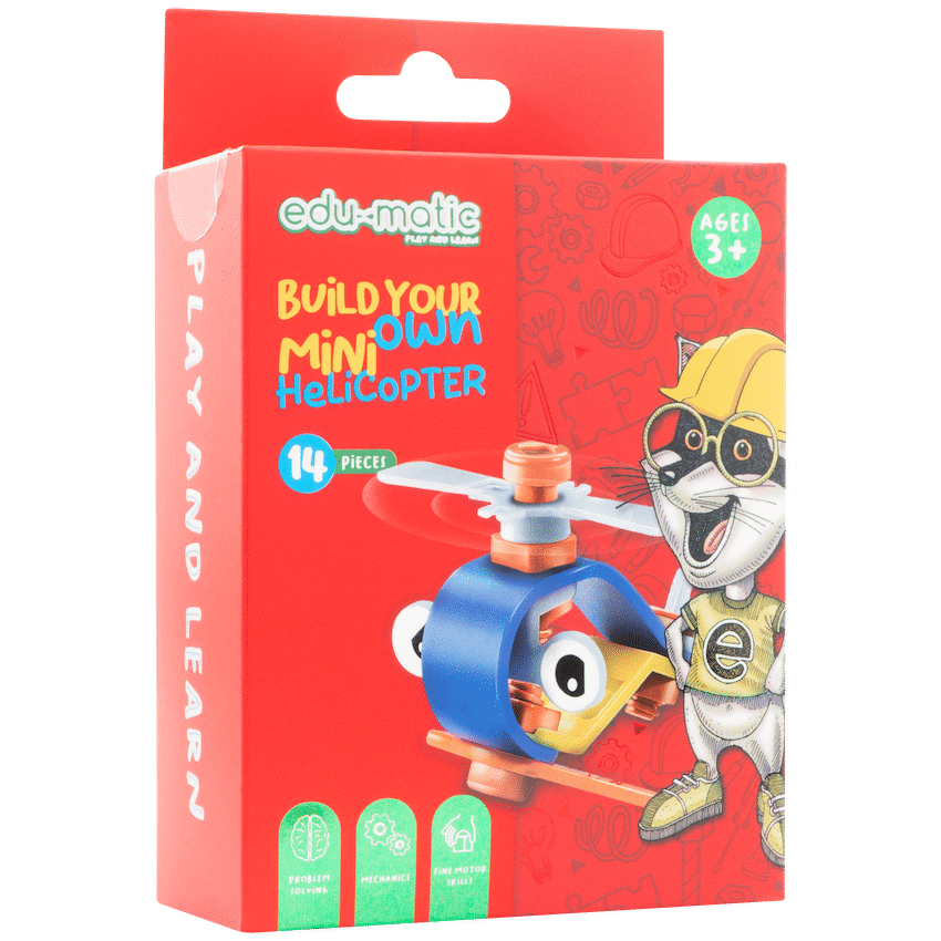 Edu-matic Flexi Build Mini Kit - Helicopter - 14 pcs - Image 6