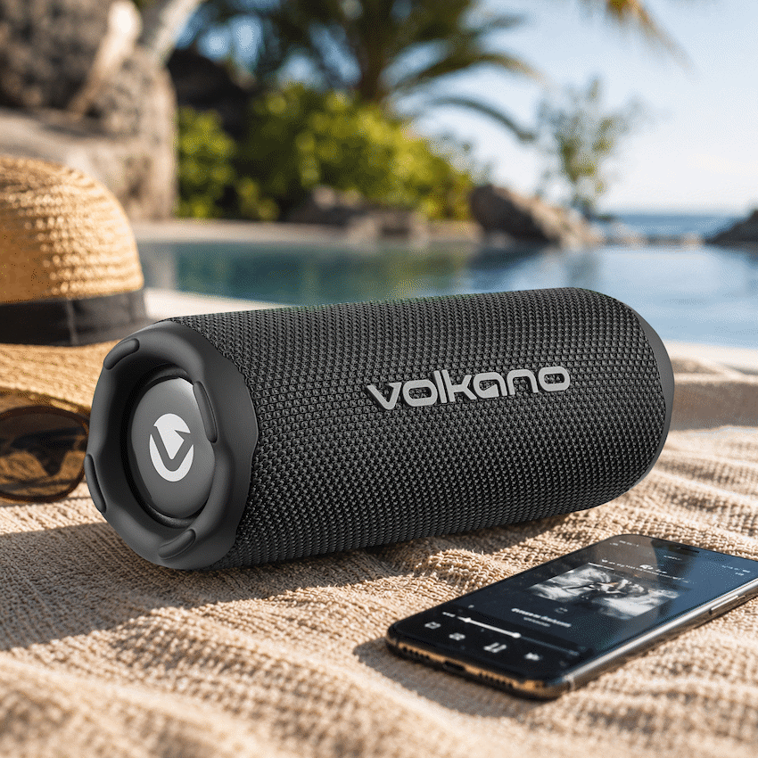 Volkano London Series Bluetooth Speaker - Black - Image 6