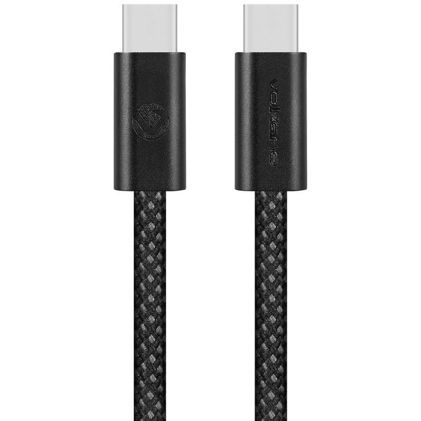Volkano Weave Series 60w USB C to USB C 1.2m-Black - Image 7