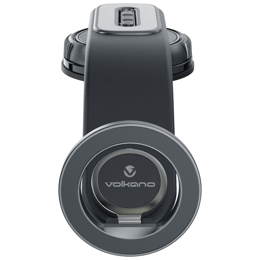 Volkano Arcmount Bendable Dash Mount Magnetic Phone Holder - Black - Image 7