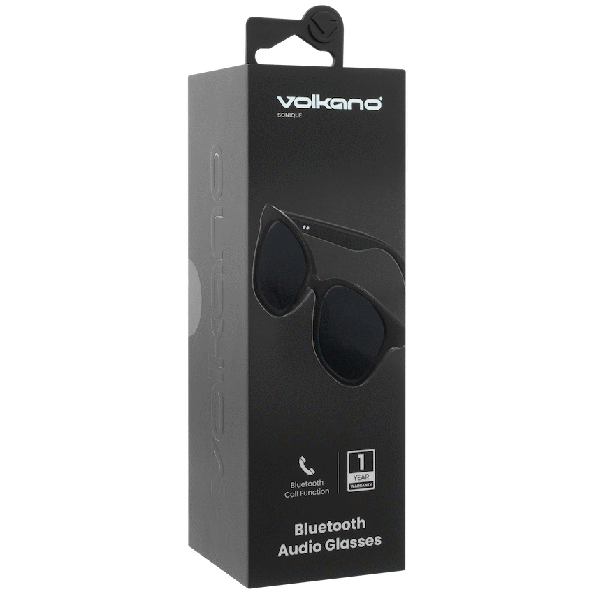Volkano Sonique Series Bluetooth Audio Glasses - Dark Lenses - Image 9