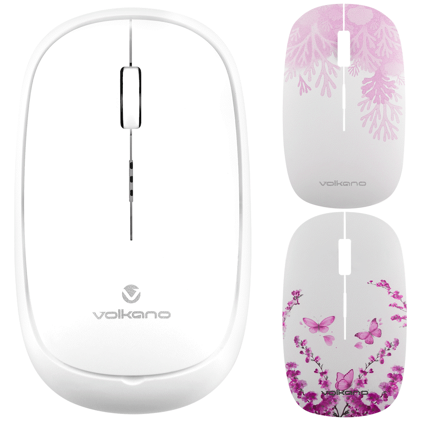 Volkano Coral series Bluetooth Wireless Mouse - White - Image 3