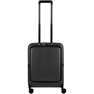 Expandable PP 55cm Carry On Luggage - Black