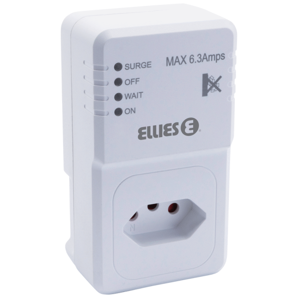 Ellies - 1-Way TV Surge Adaptor with SANS 164-2
