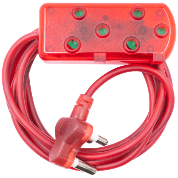 Ellies Side by Side Light Duty Extension Lead-3M - RD