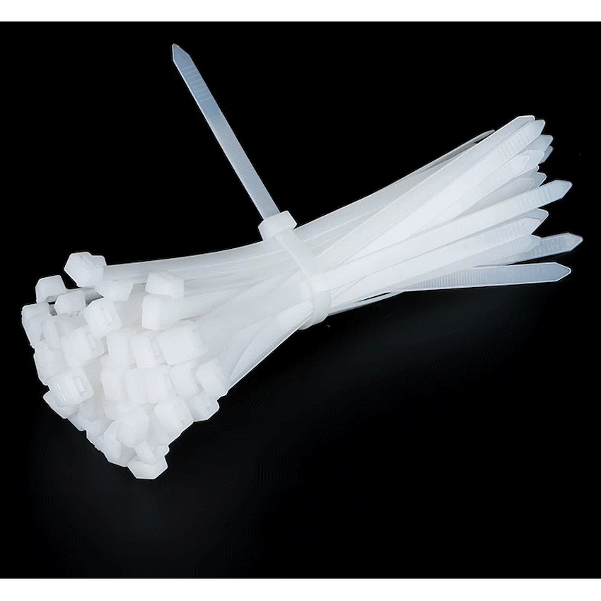 Ellies Cable Tie 7.9mm X 400mm - 100 PACK SIZE - WT