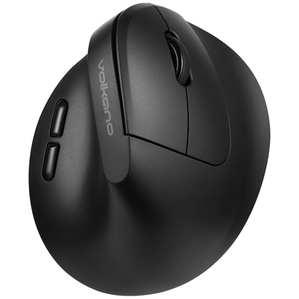 Volkano Curve Series Ergonomic Bluetooth Wireless mouse - Black