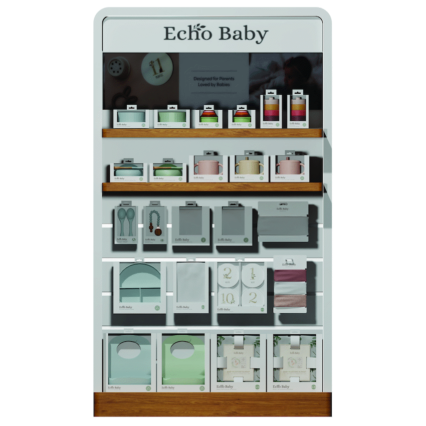 Echo Baby FSU Display (Adjustable Shelves)