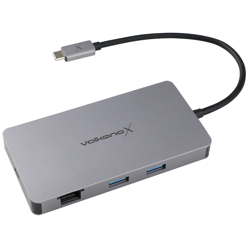 Volkano X Core Series 8 in 1 USB-C Multiple Port Adaptor