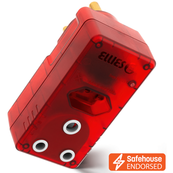 Ellies 2 Way High Surge Adaptor - RD