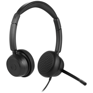 VolkanoX Chat Series mk3 Series Teams headphone with ENC -Black