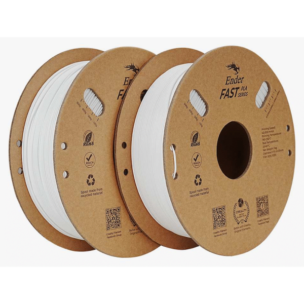 Creality Ender Fast PLA Value Pack Filament 2x1 Kg - White