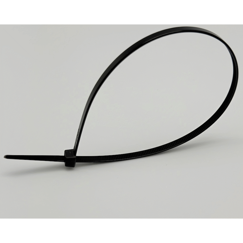 Ellies Cable Tie 4.8mm X 300mm - 50 PACK SIZE - BK - Image 2