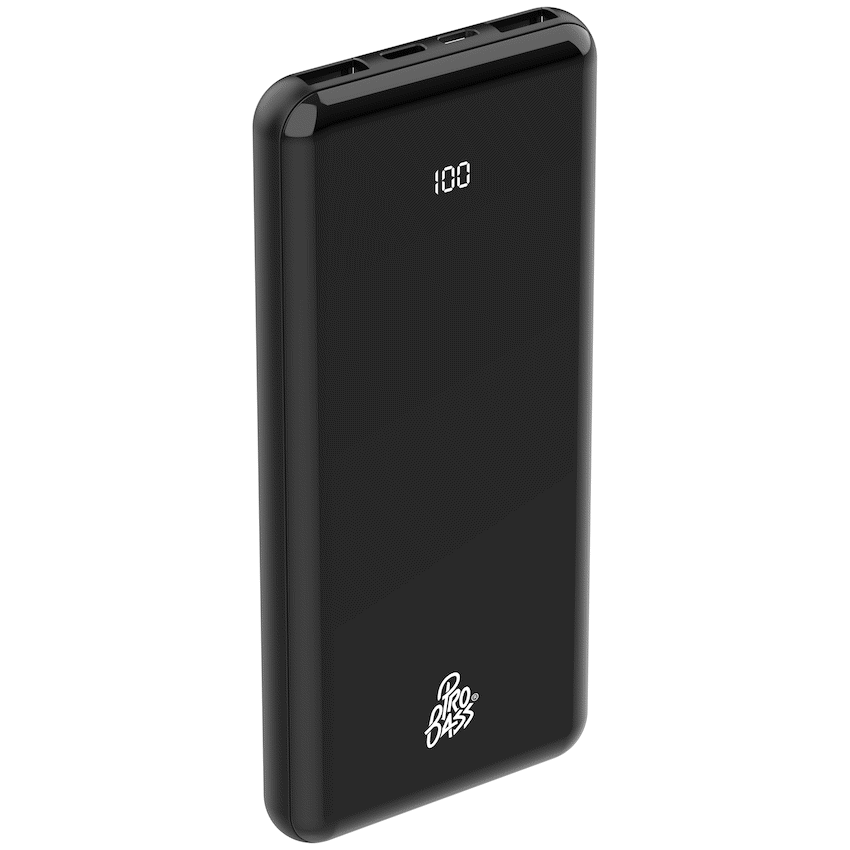 Pro Bass ChargeMax 2 10 000mAh power bank - Black - Image 2