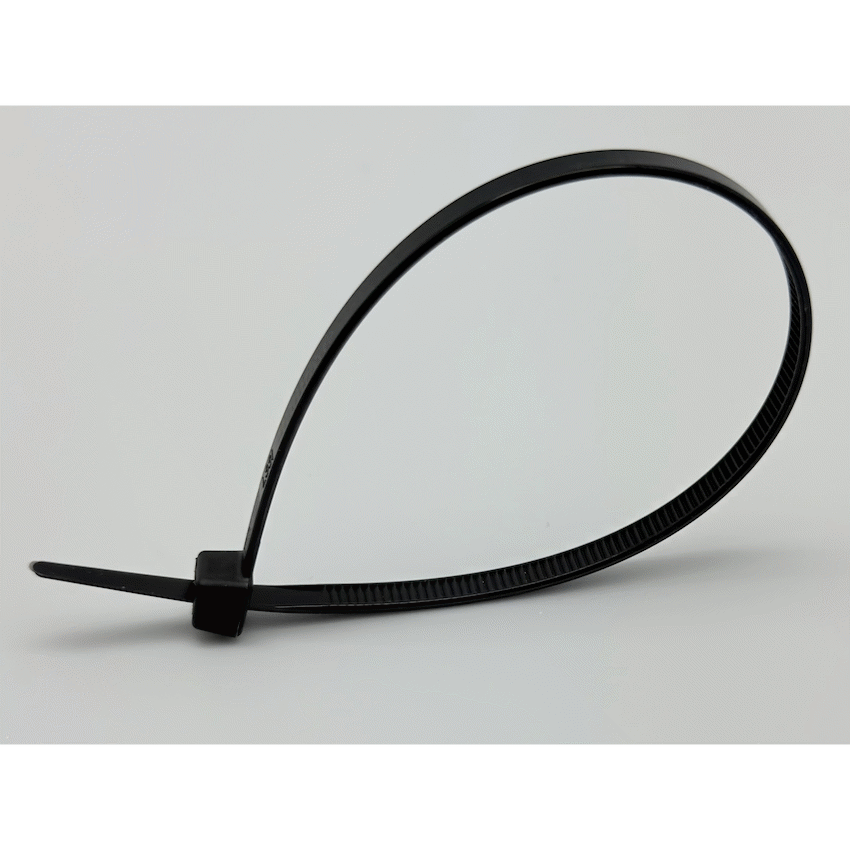 Ellies Cable Tie 4.8mm X 200mm - 20 PACK SIZE - BK - Image 2
