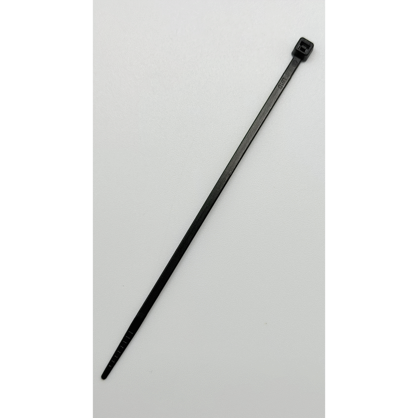 Ellies Cable Tie 2.5mm X 100mm - 50 PACK SIZE - BK - Image 2