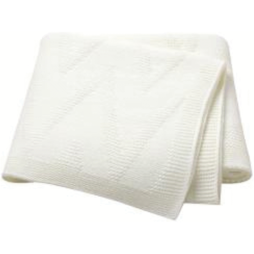 Echo Baby Knitted Baby Blanket - White - Image 2