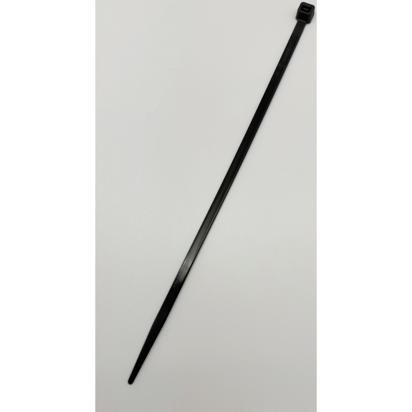 Ellies Cable Tie 4.8mm X 200mm - 20 PACK SIZE - BK - Image 3