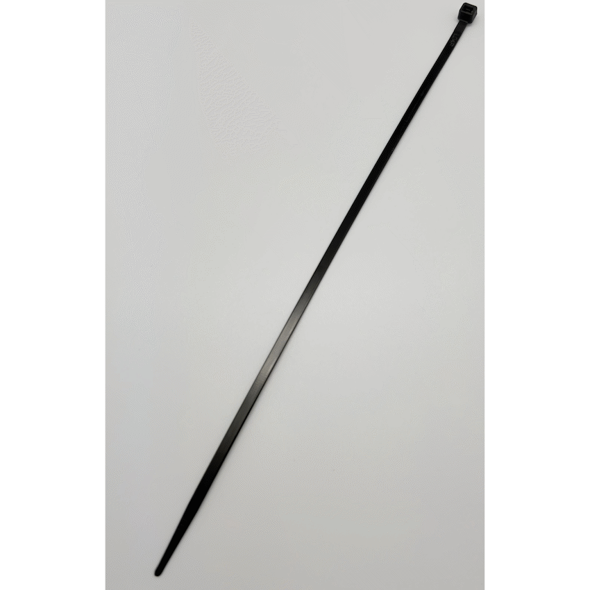 Ellies Cable Tie 4.8mm X 300mm - 50 PACK SIZE - BK - Image 3