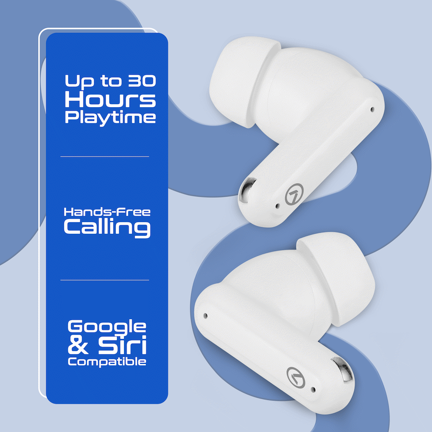 Amplify Cosmic Series ANC TWS Earphone - White - Image 4