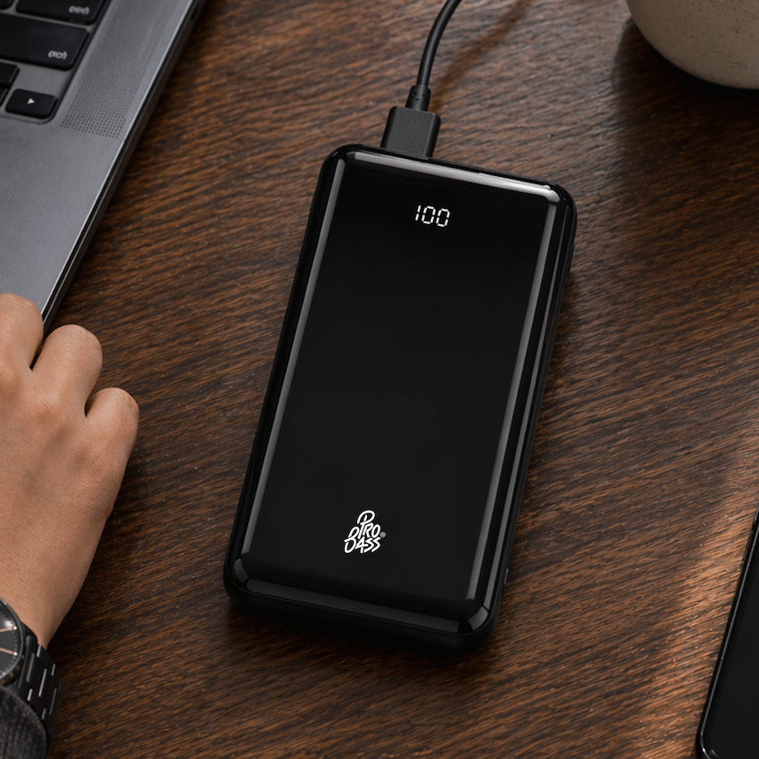 Pro Bass ChargeMax 2 10 000mAh power bank - Black - Image 5