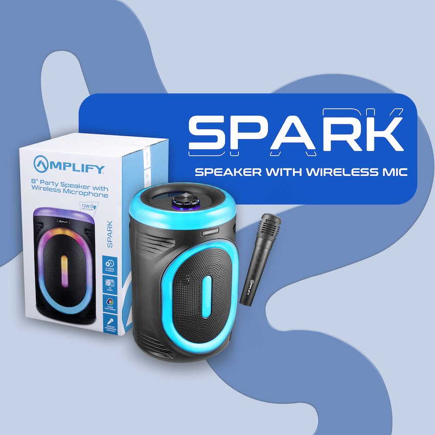 Amplify Spark Series 8" Party Speaker with Wireless Mic - Image 5