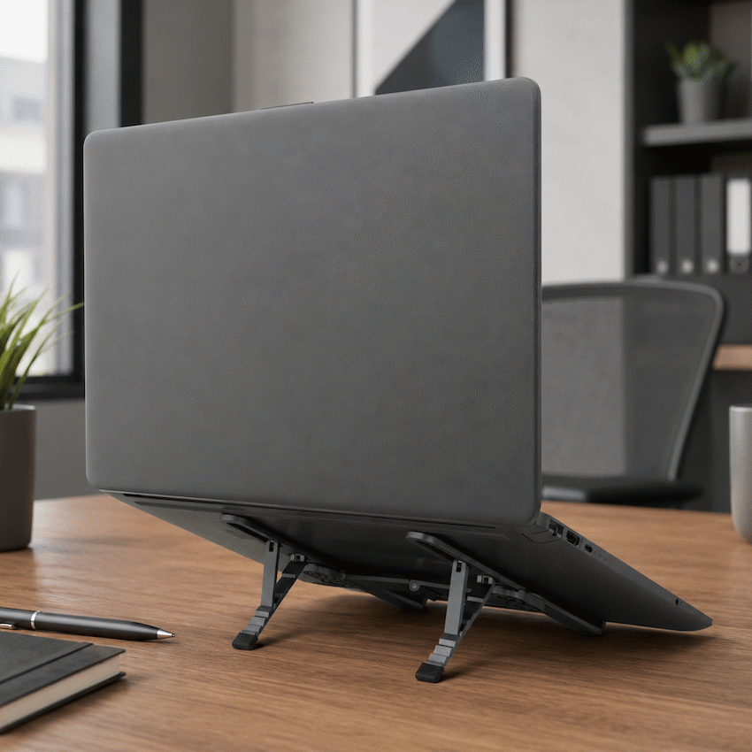Volkano Fold Series Adjustable Aluminium Laptop Stand - Image 5