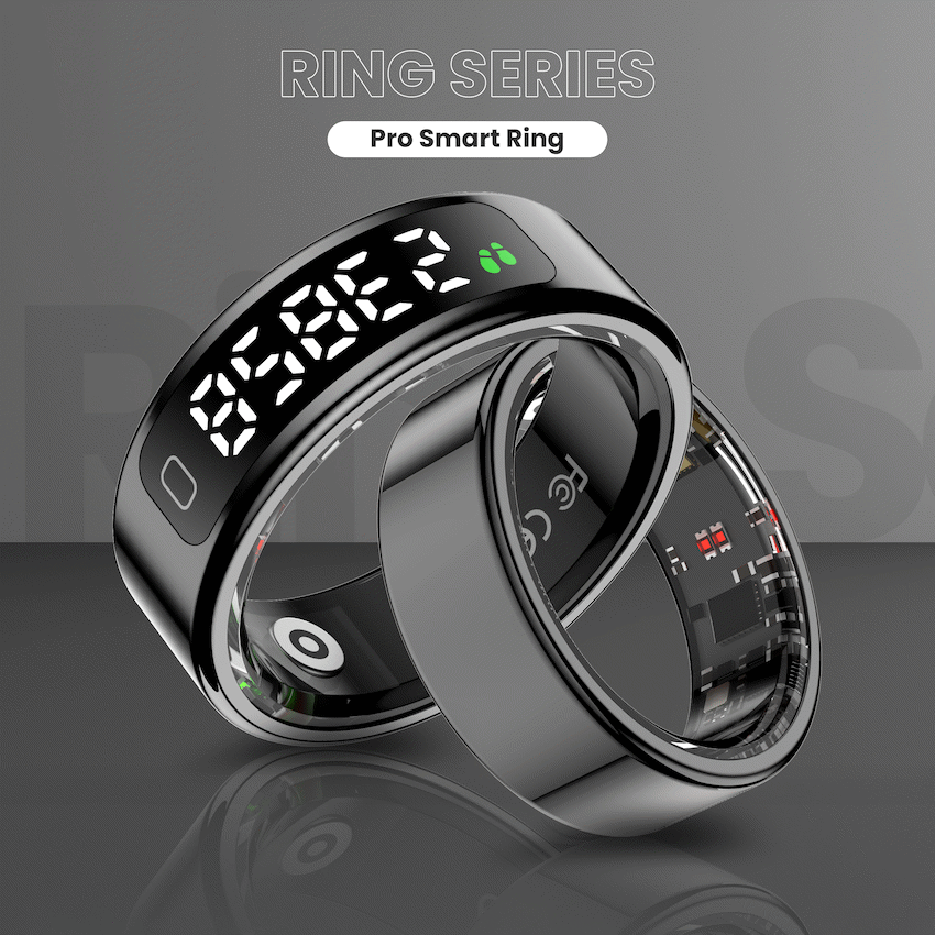 Volkano Ring Series Ring Pro Smart Ring with Charging Case - 20.7mm - Image 6