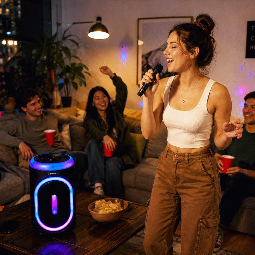 Amplify Spark Series 8" Party Speaker with Wireless Mic - Image 6