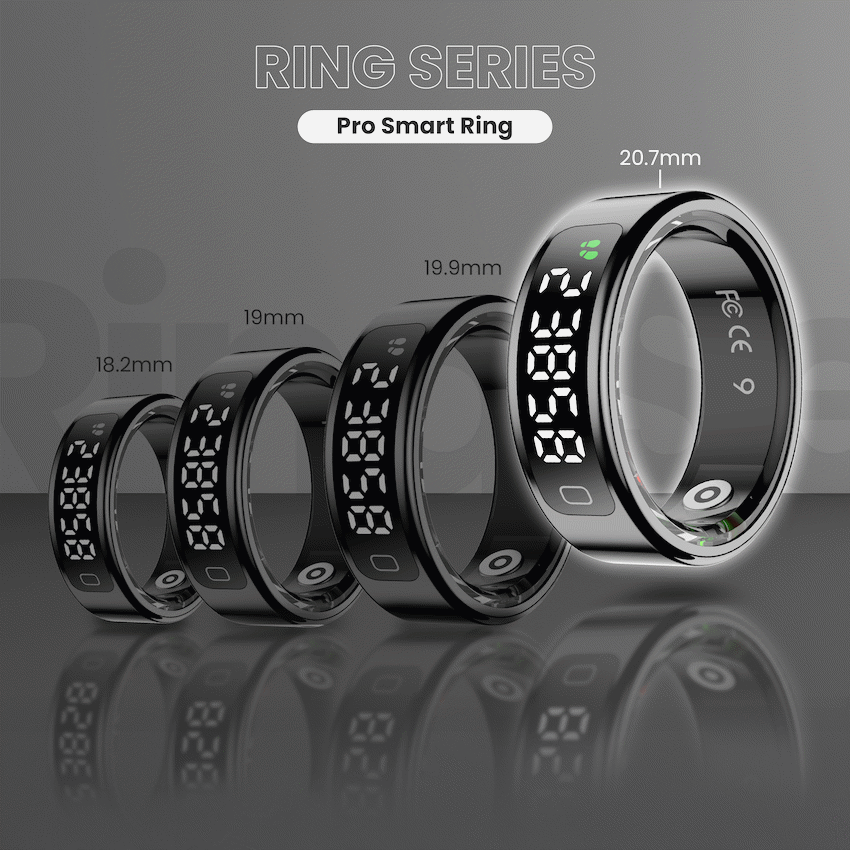 Volkano Ring Series Ring Pro Smart Ring with Charging Case - 20.7mm - Image 8