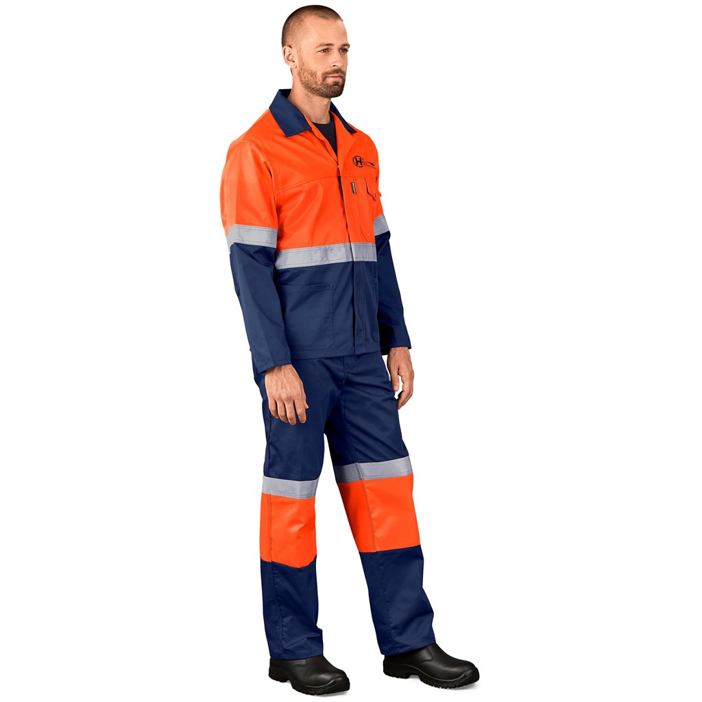 Traffic Premium Two-Tone Hi-Viz Reflective Pants - ORANGE / 48 - Image 13
