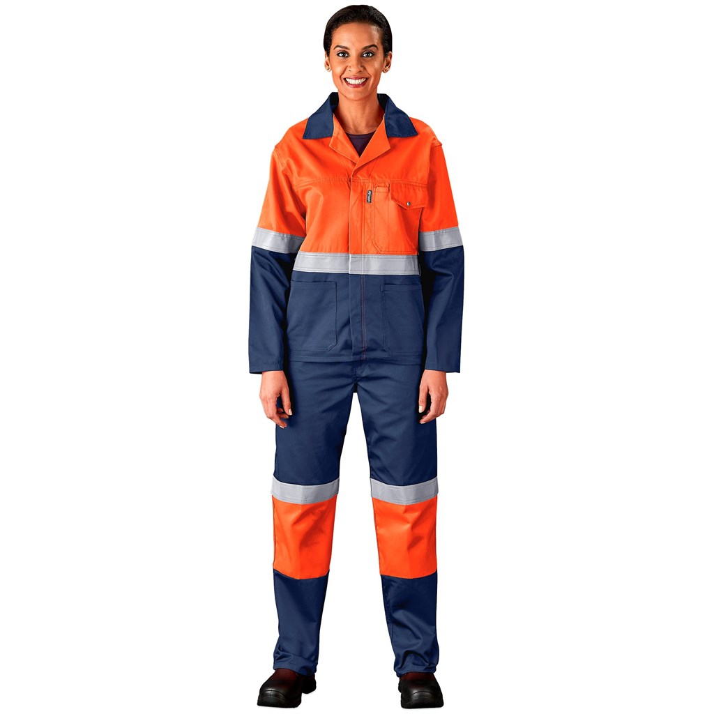 Traffic Premium Two-Tone Hi-Viz Reflective Pants - ORANGE / 48 - Image 2