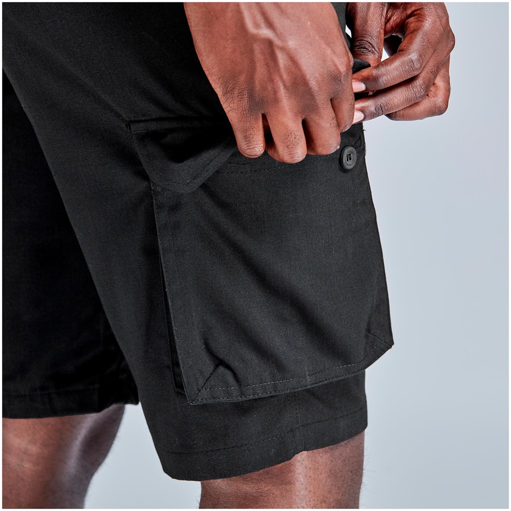 Mens Highlands Cargo Shorts - KHAKI / 28 - Image 6