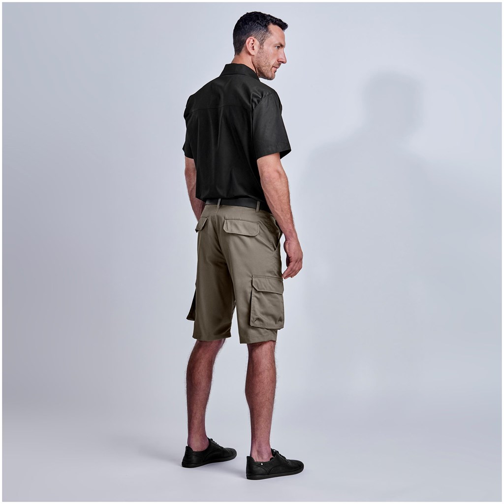 Mens Highlands Cargo Shorts - KHAKI / 28 - Image 9