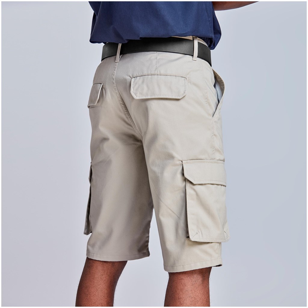 Mens Highlands Cargo Shorts - KHAKI / 28 - Image 5