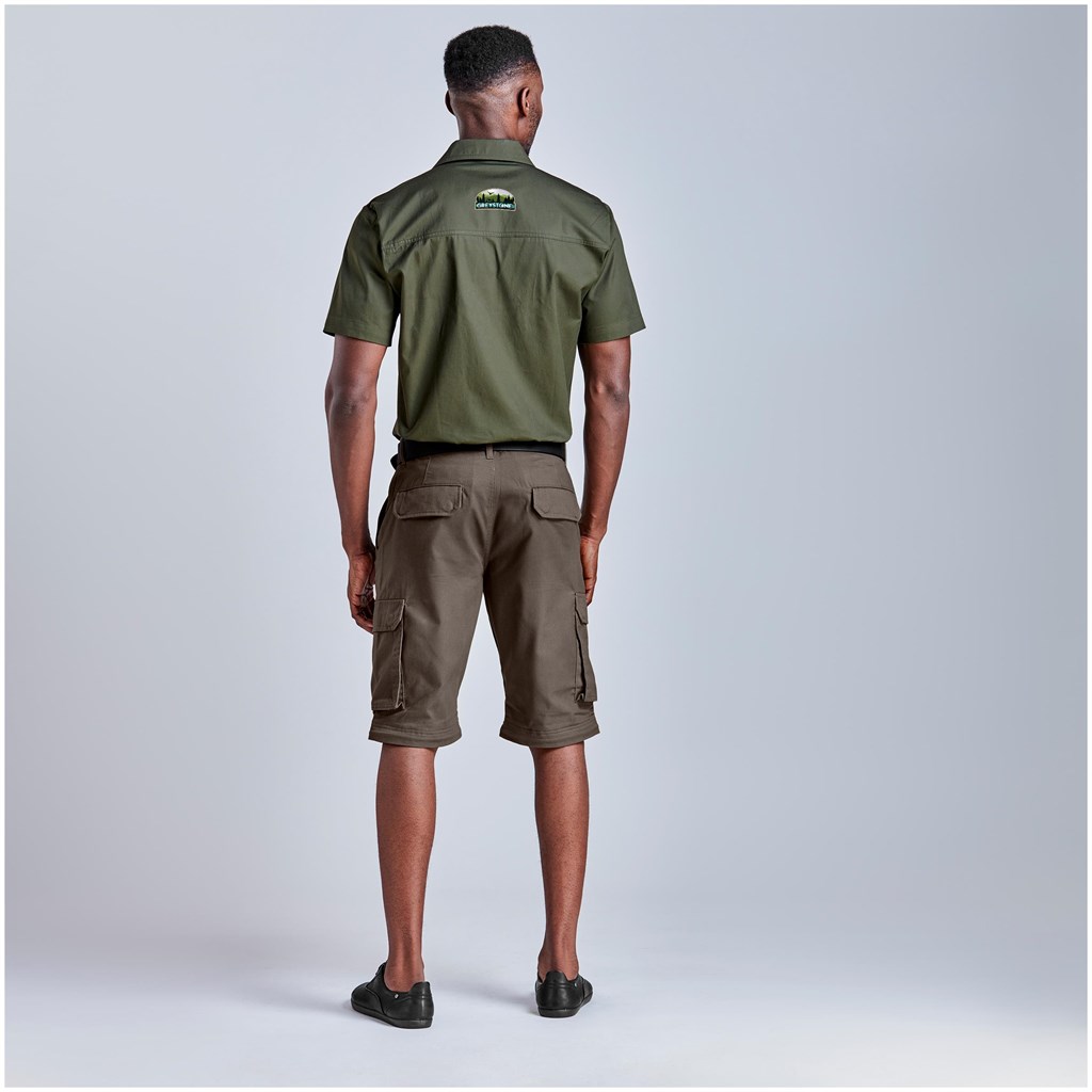 Mens Cargo Zip Off Pants - BLACK / 30 - Image 5