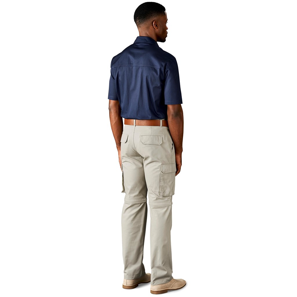 Mens Cargo Zip Off Pants - BLACK / 30 - Image 16
