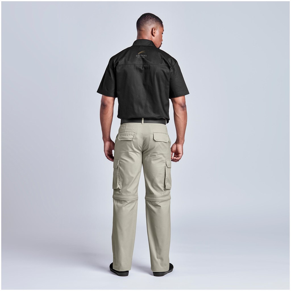 Mens Cargo Zip Off Pants - BLACK / 30 - Image 15