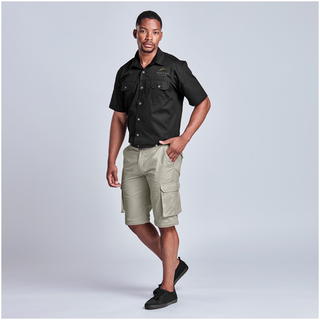 Mens Cargo Zip Off Pants - BLACK / 30 - Image 26
