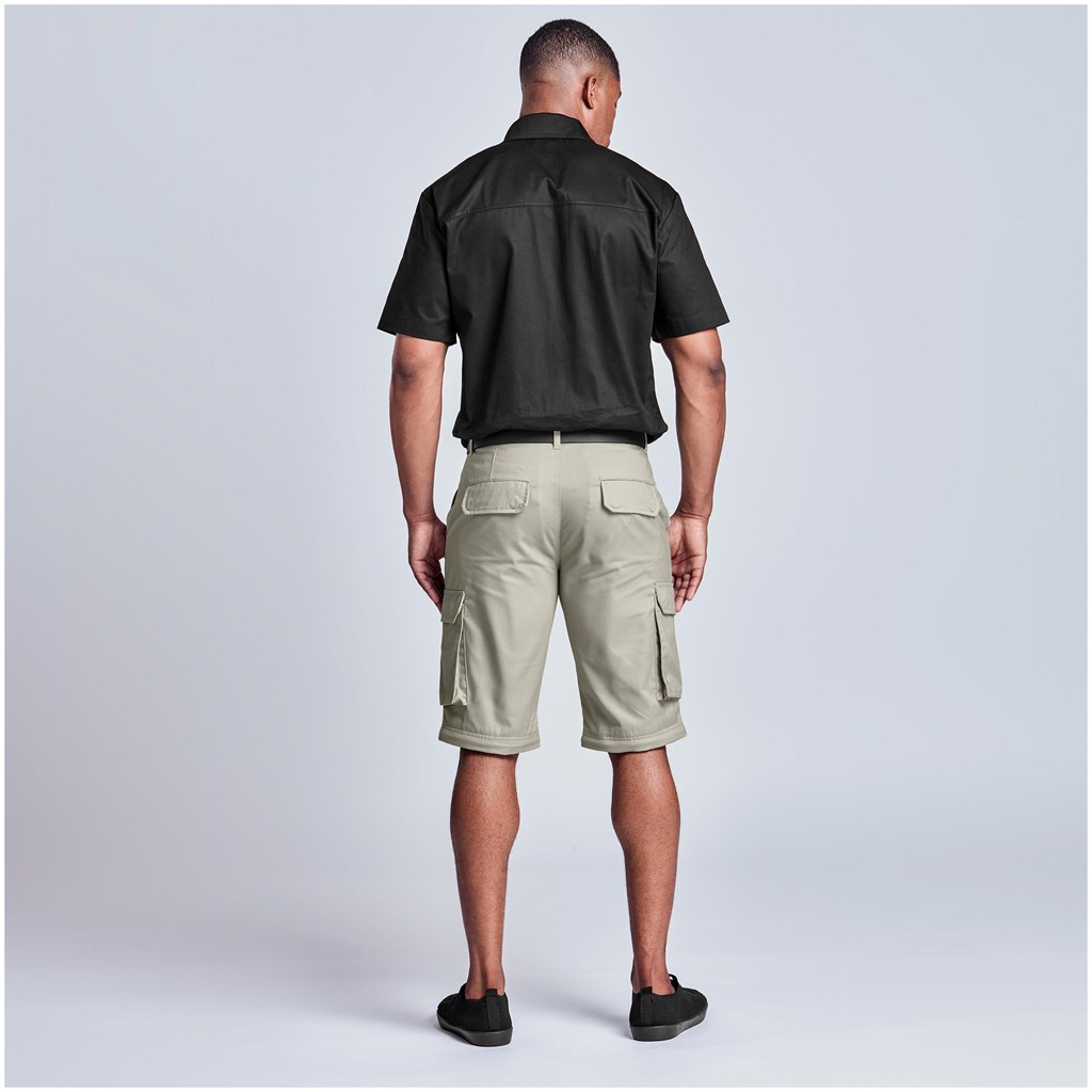 Mens Cargo Zip Off Pants - BLACK / 30 - Image 18