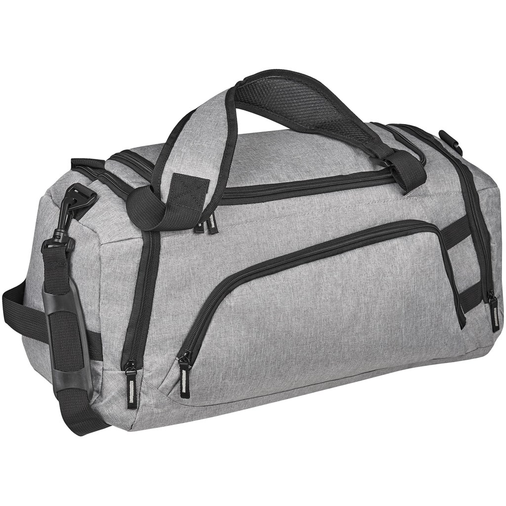 Luke Dual Function Sports Bag - GREY - Image 4