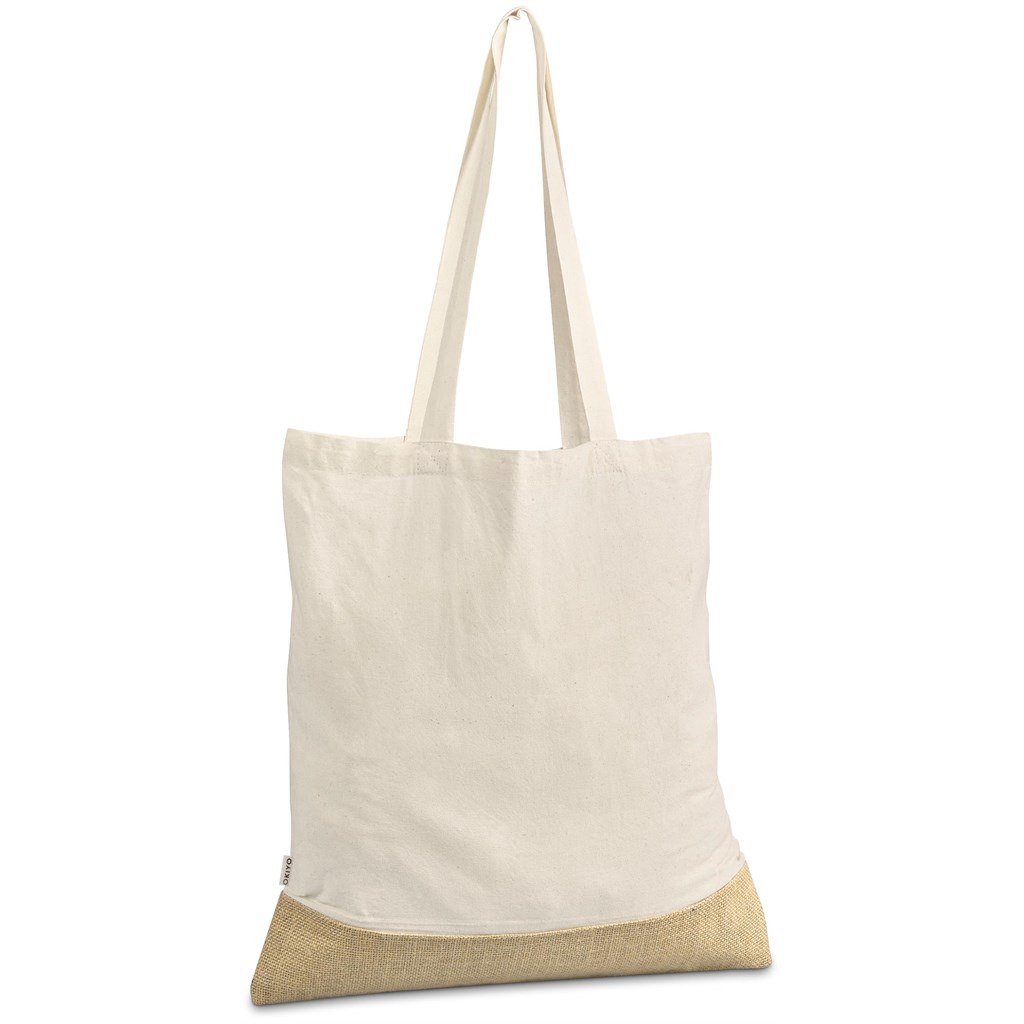 Okiyo Bijin Jute & Cotton Shopper - NATURAL - Image 2