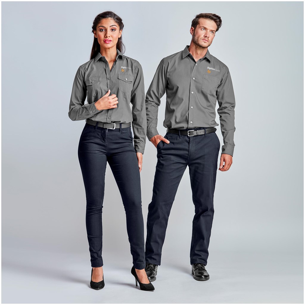 Ladies Superb Stretch Chino Pants - BLACK / 30 - Image 15
