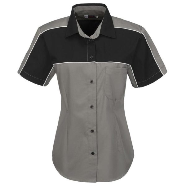 Ladies Daytona Pitt Shirt - Grey - GREY / S