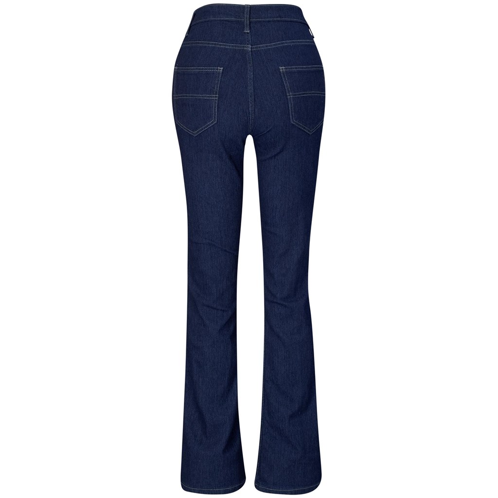 Ladies Bootleg Sierra Jeans - Navy - NAVY / 36 - Image 4