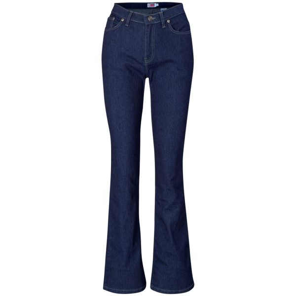 Ladies Bootleg Sierra Jeans - Navy - NAVY / 36