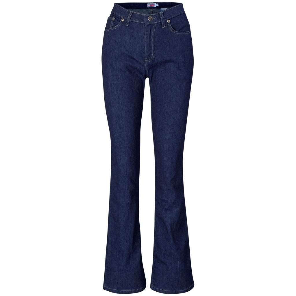 Ladies Bootleg Sierra Jeans - Navy - NAVY / 36