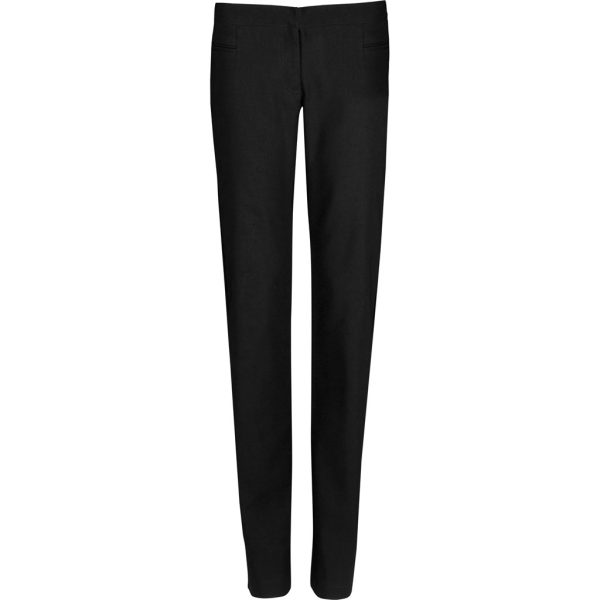 Ladies Cambridge Flat Front Pants - Black - BLACK / 40