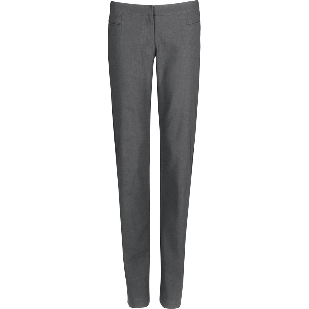 Ladies Cambridge Flat Front Pants - Grey - GREY / 42